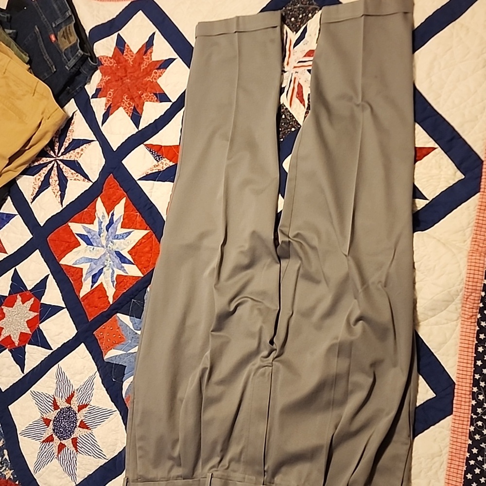 Dress pants, RoundTree and York Travel Smart slacks.